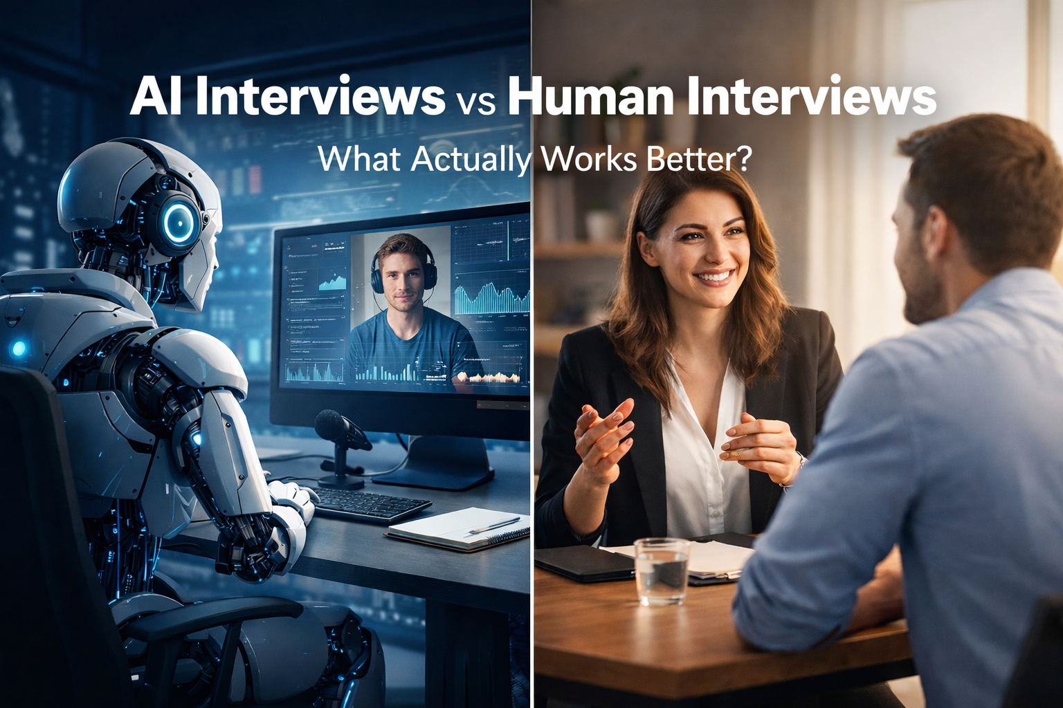 AI Interviews vs Human Interviews: What Actually Works Better?